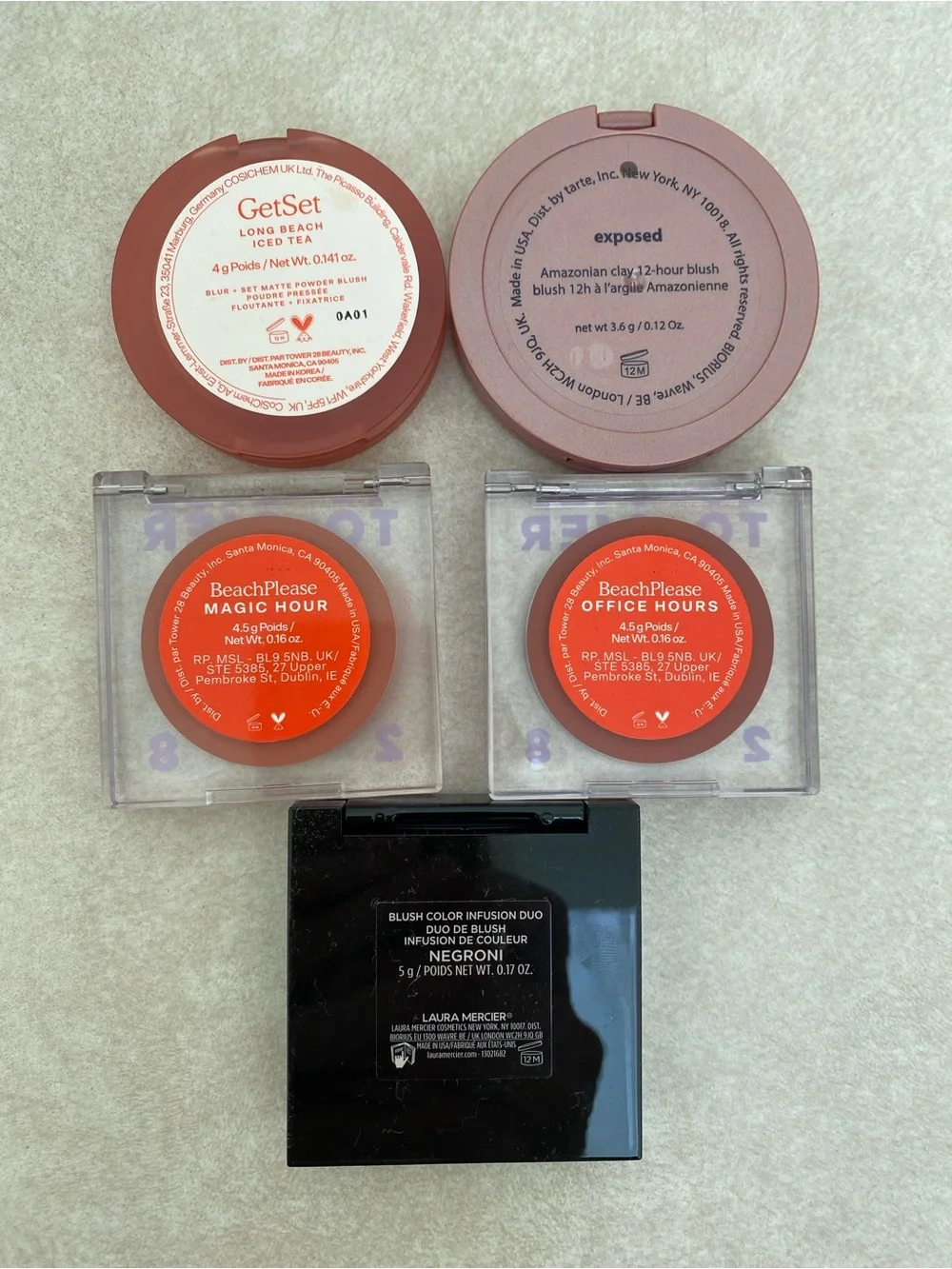 Blush Bundle Tower 28 Tarte Laura Mercier